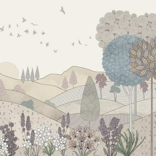 Wallpaper Serene Countryside Dreamcape