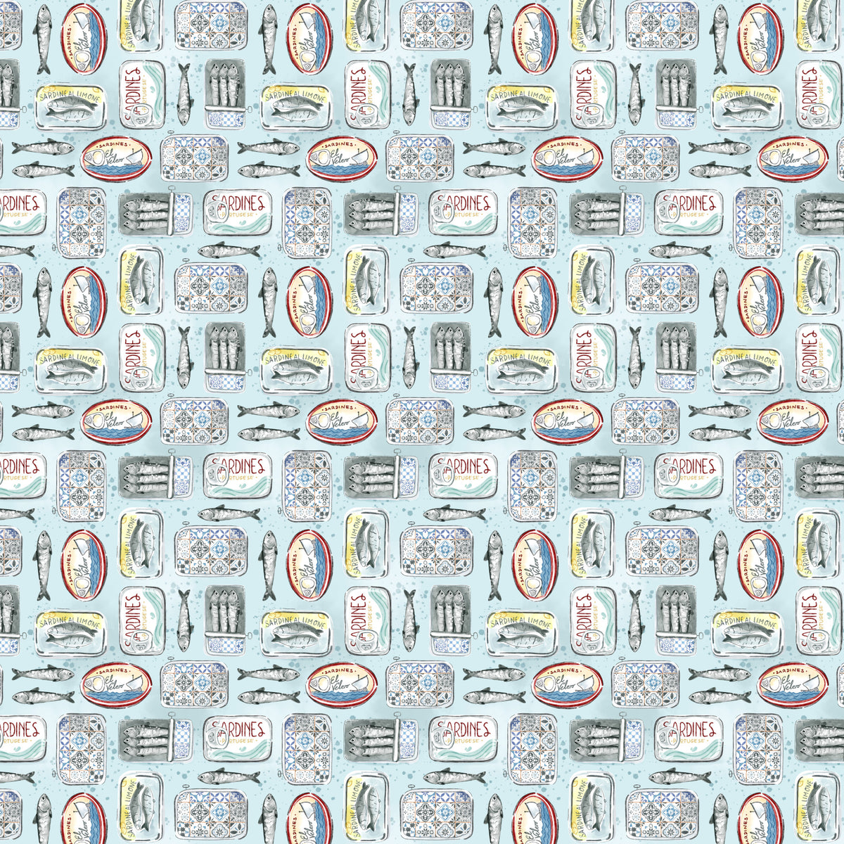 Sardines Portugese Small Wallpaper in your room — zoomed