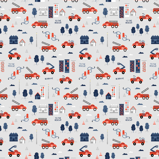 To The Rescue - Grey Wallpaper