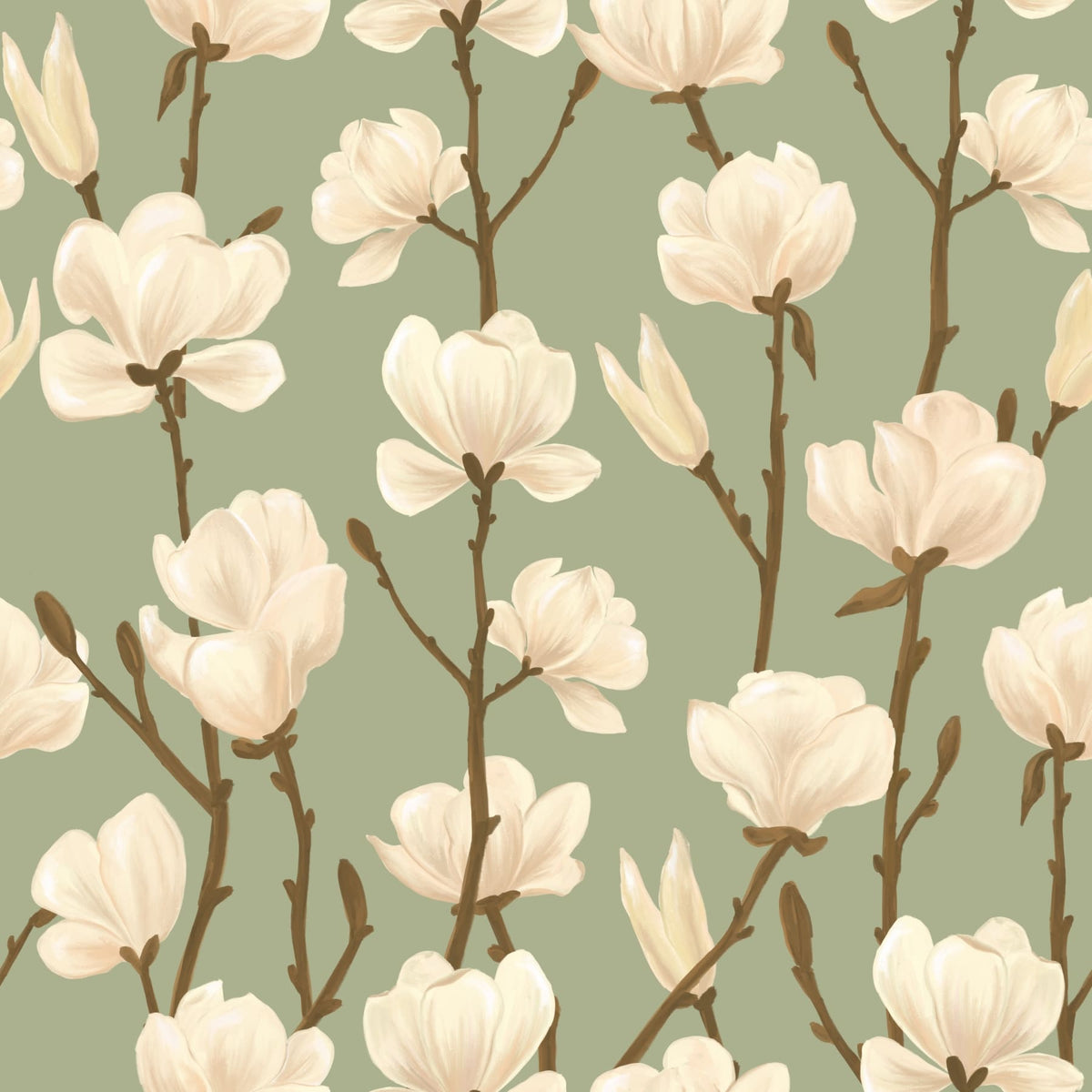 Fond d'écran de Greens Magnolia terreux in your room — zoomed