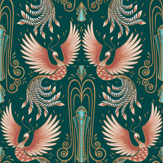 Renacimiento de un Fénix - Fondo de pantalla verde