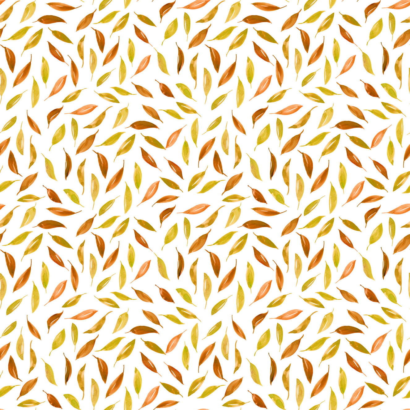 Papier peint feuilles d'automne éparpillées