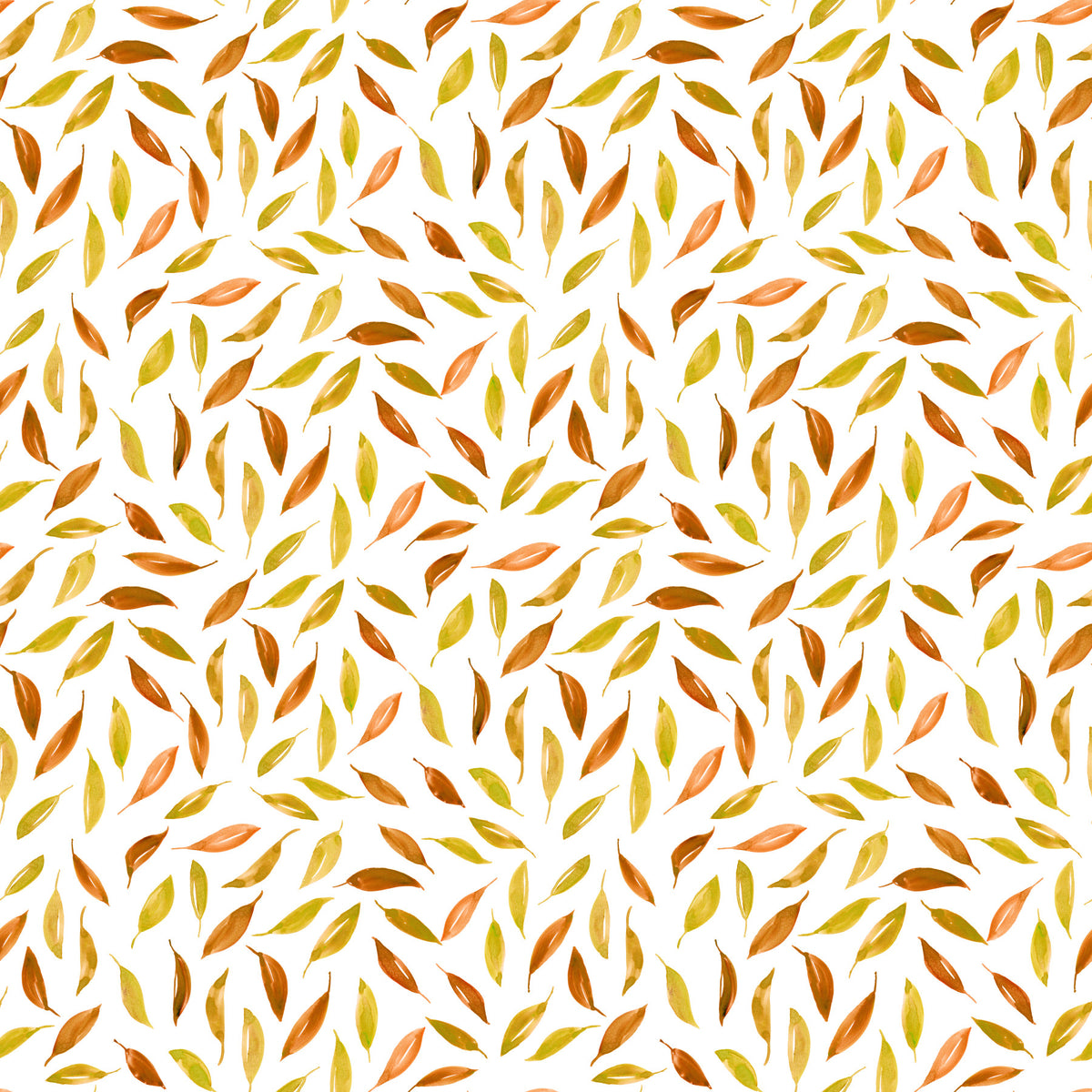 Papier peint feuilles d'automne éparpillées