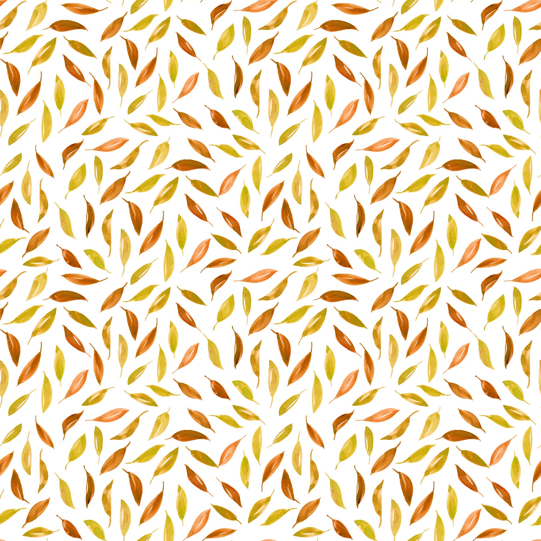 Papier peint feuilles d'automne éparpillées in your room — zoomed