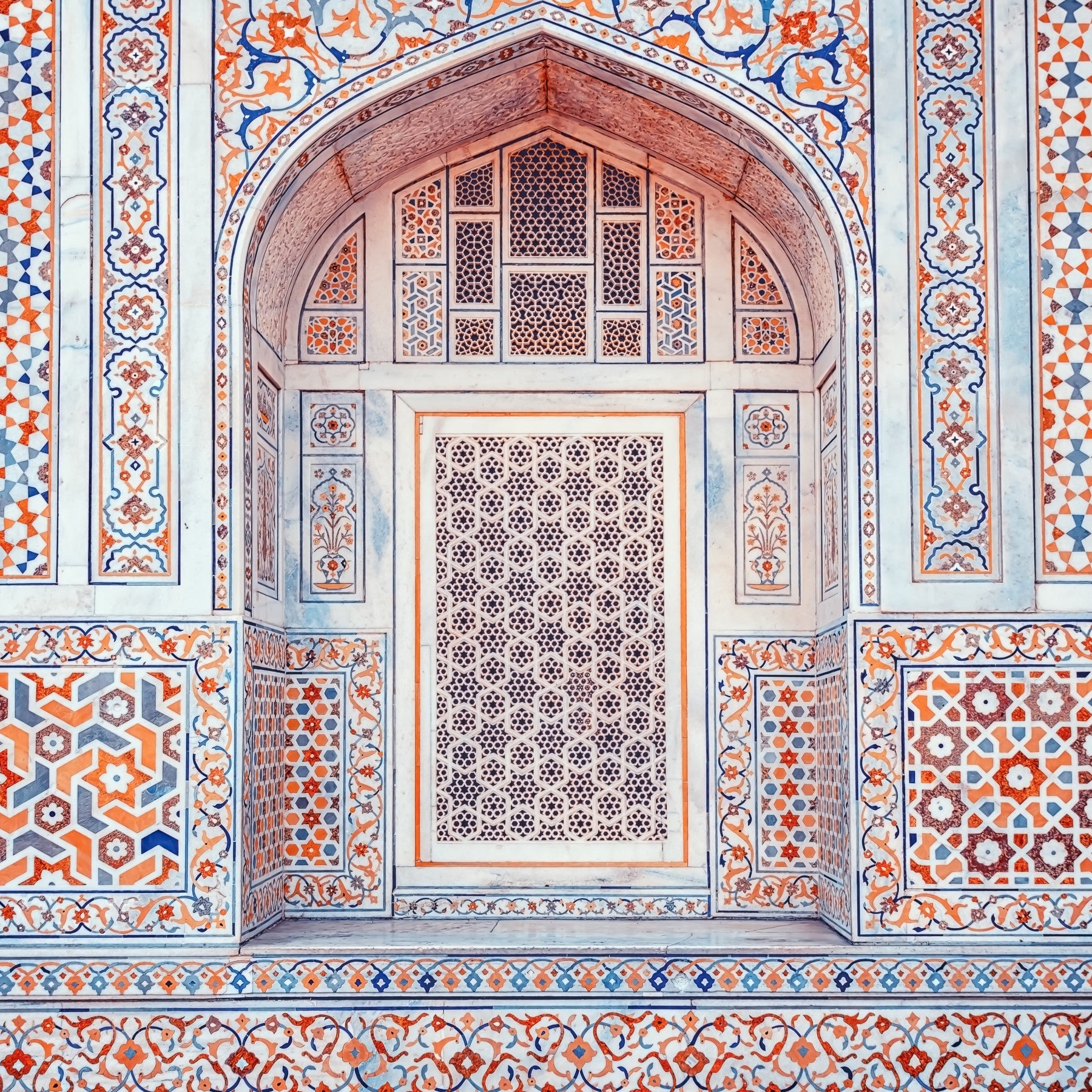 Murale della Maestà Mughal