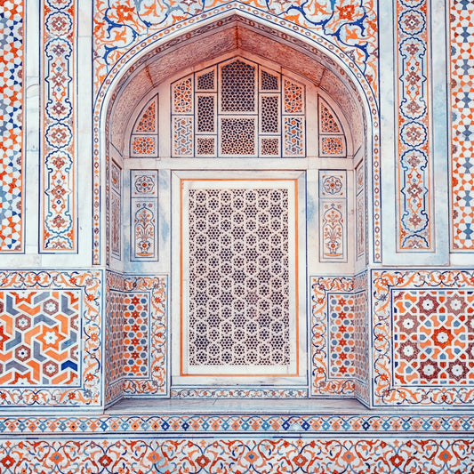 Mughal Majestet veggmaleri