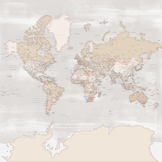 素朴な世界地図の壁紙