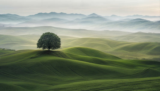 Serene Hills Wall Mural