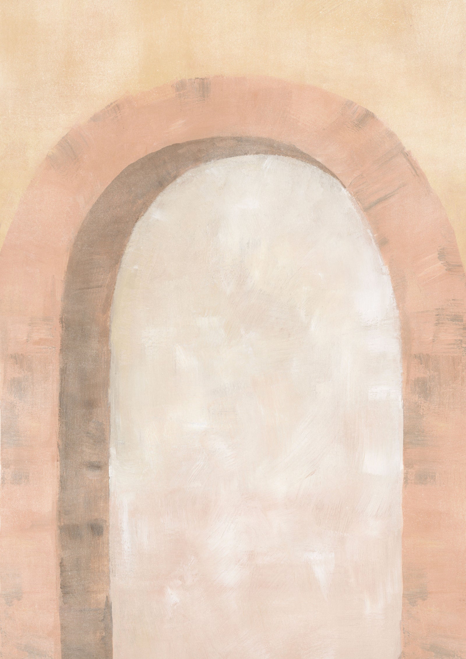 Blush Archway Wallpaper
