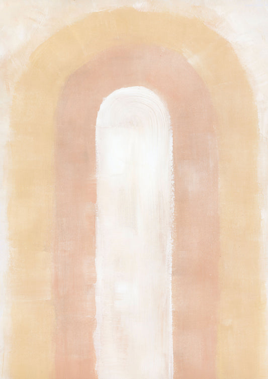Golden Glow Arch Wallpaper