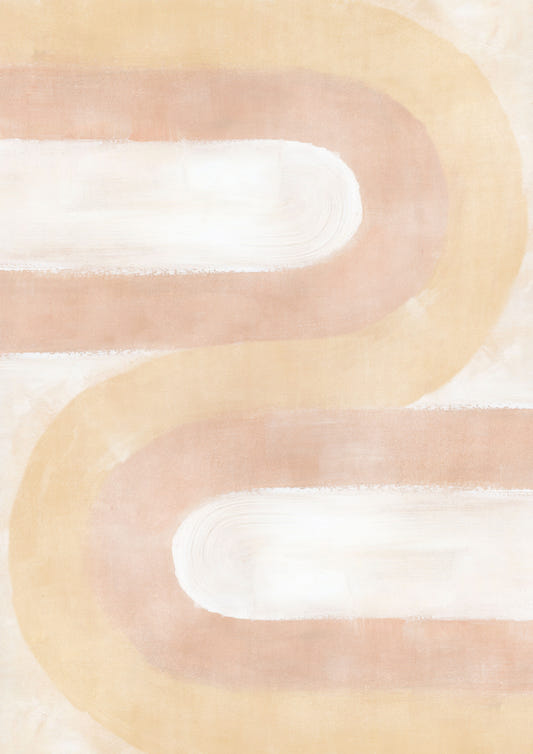Blush Horizon Arch Wallpaper
