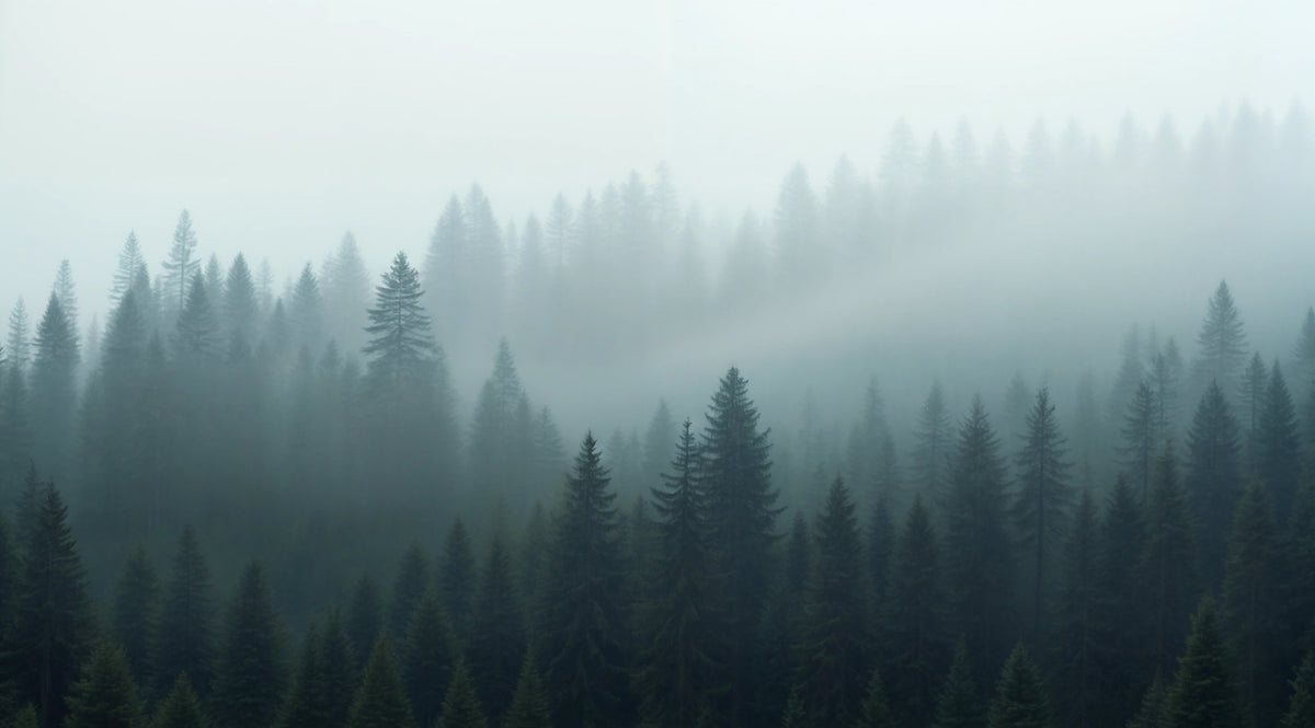 Enchanted Forest Wallpaper Mural in your room — zoomed