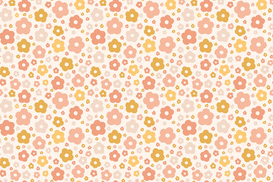 Boho Daisies Wallpaper