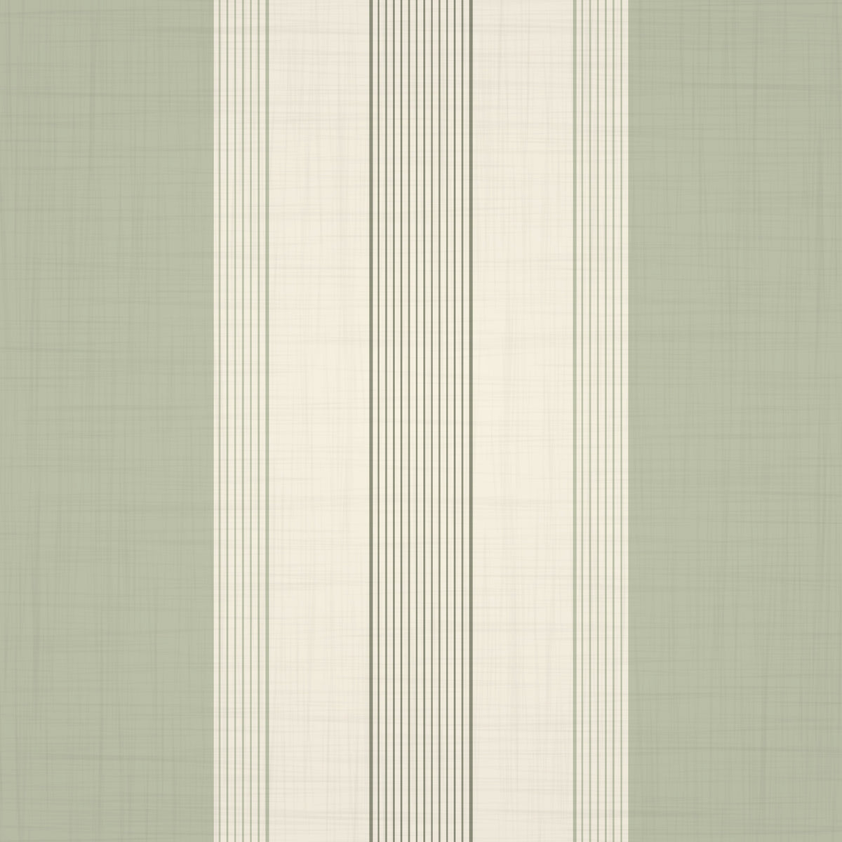 Klassieke multiline strepen Sage Green Wallpaper⁠