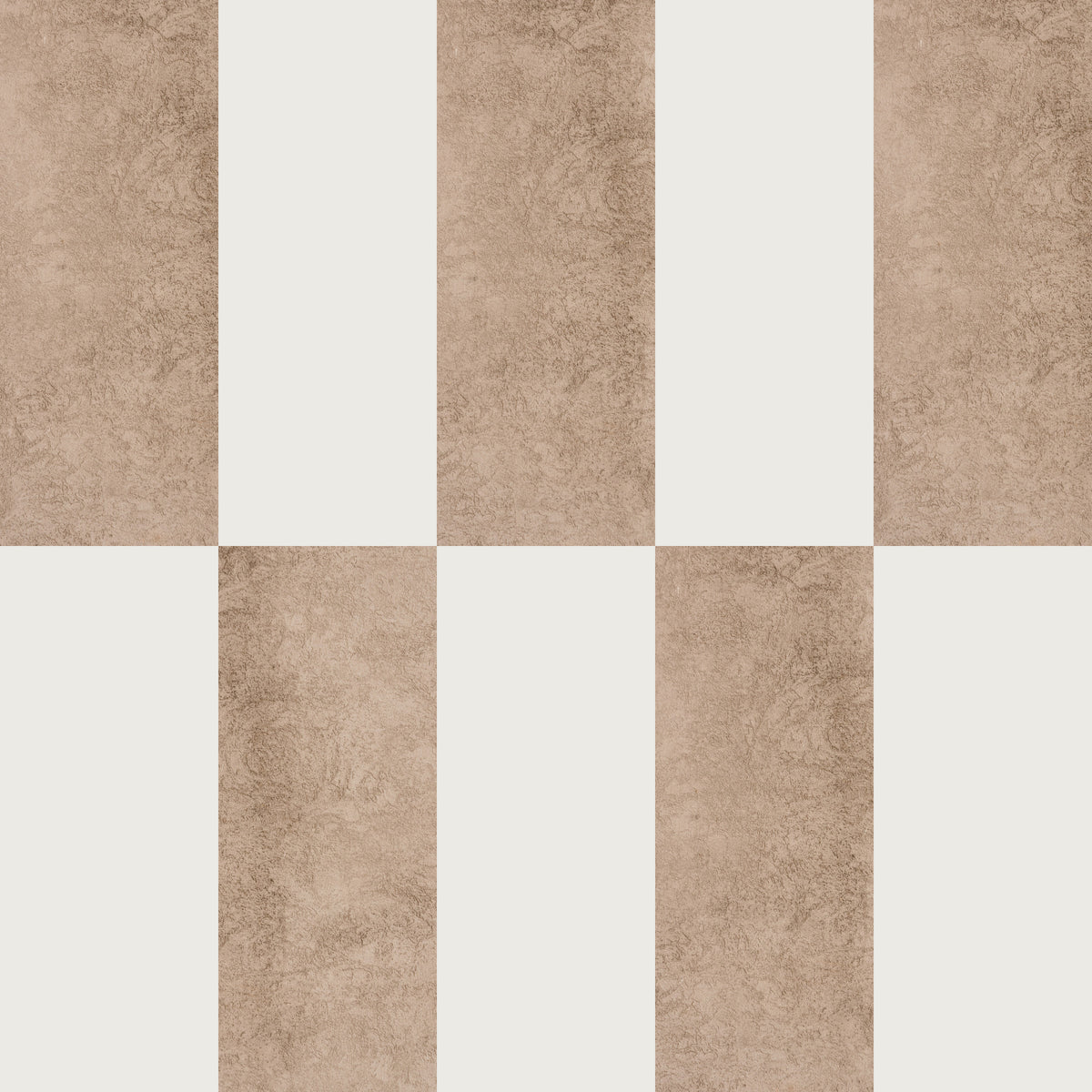 Texturerad taupe & vit tapet⁠