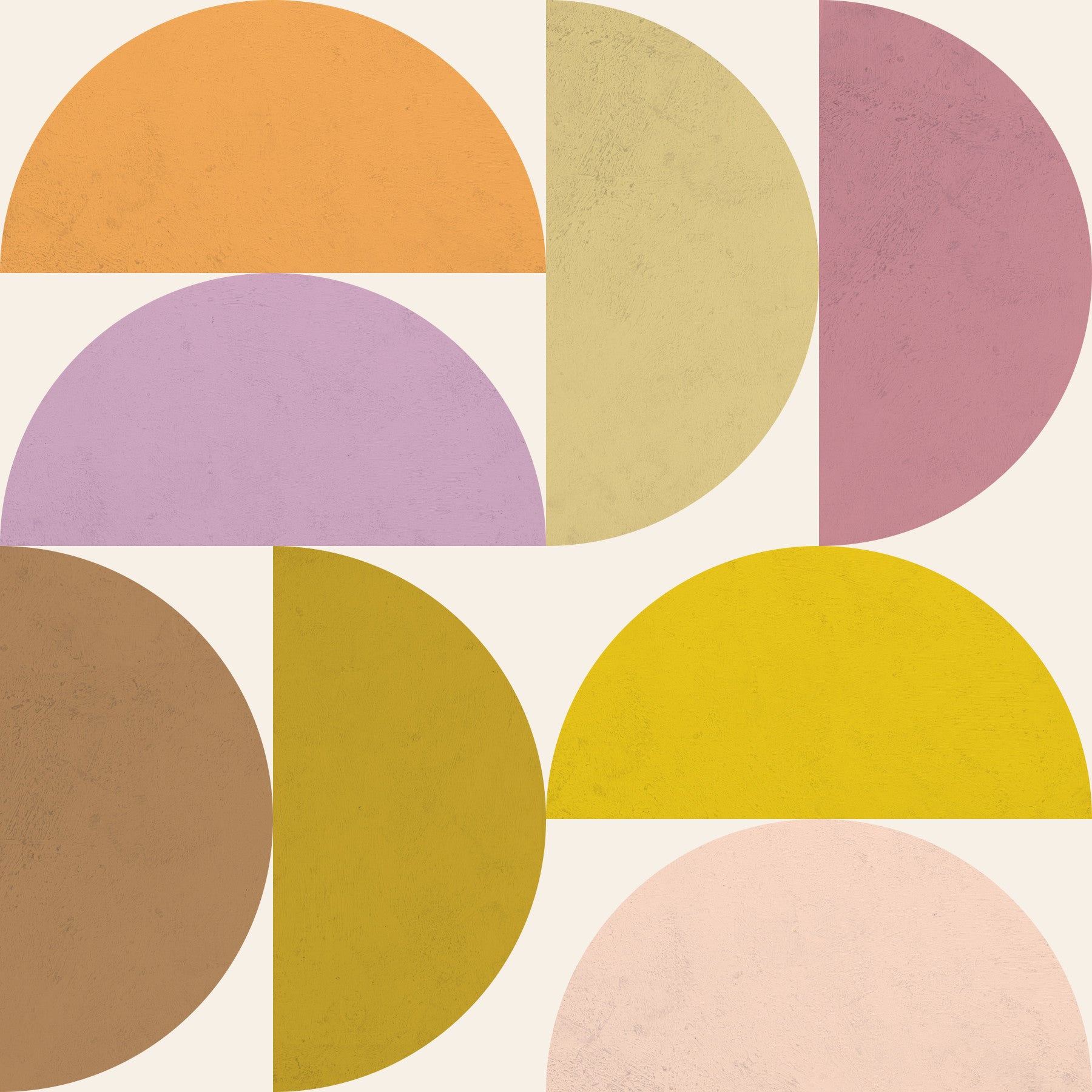 Mid-Century Modern Hues Wallpaper⁠