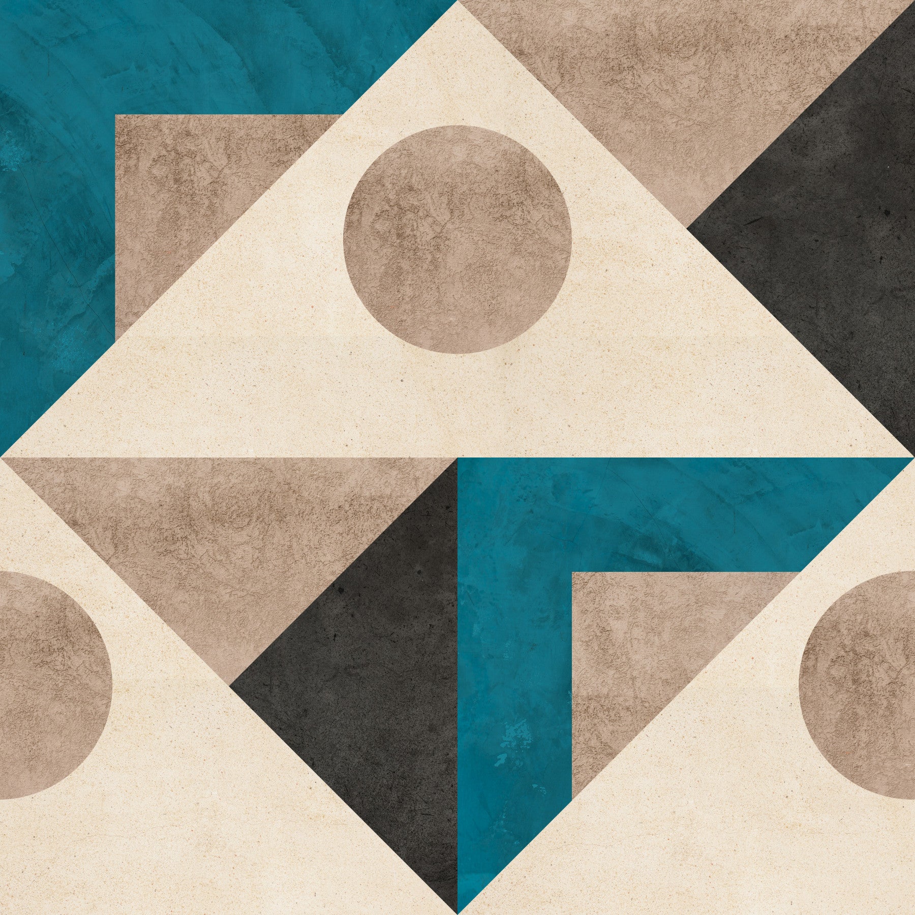Geometrisk terrazzo tapet⁠