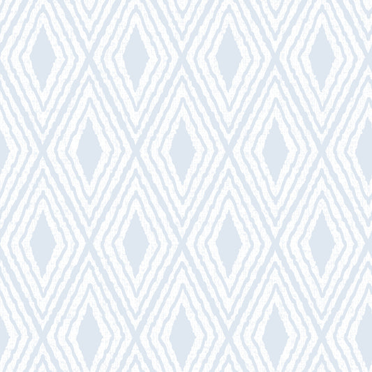 Harlequin Diamond Boho Azureish White Wallpaper‚Å†