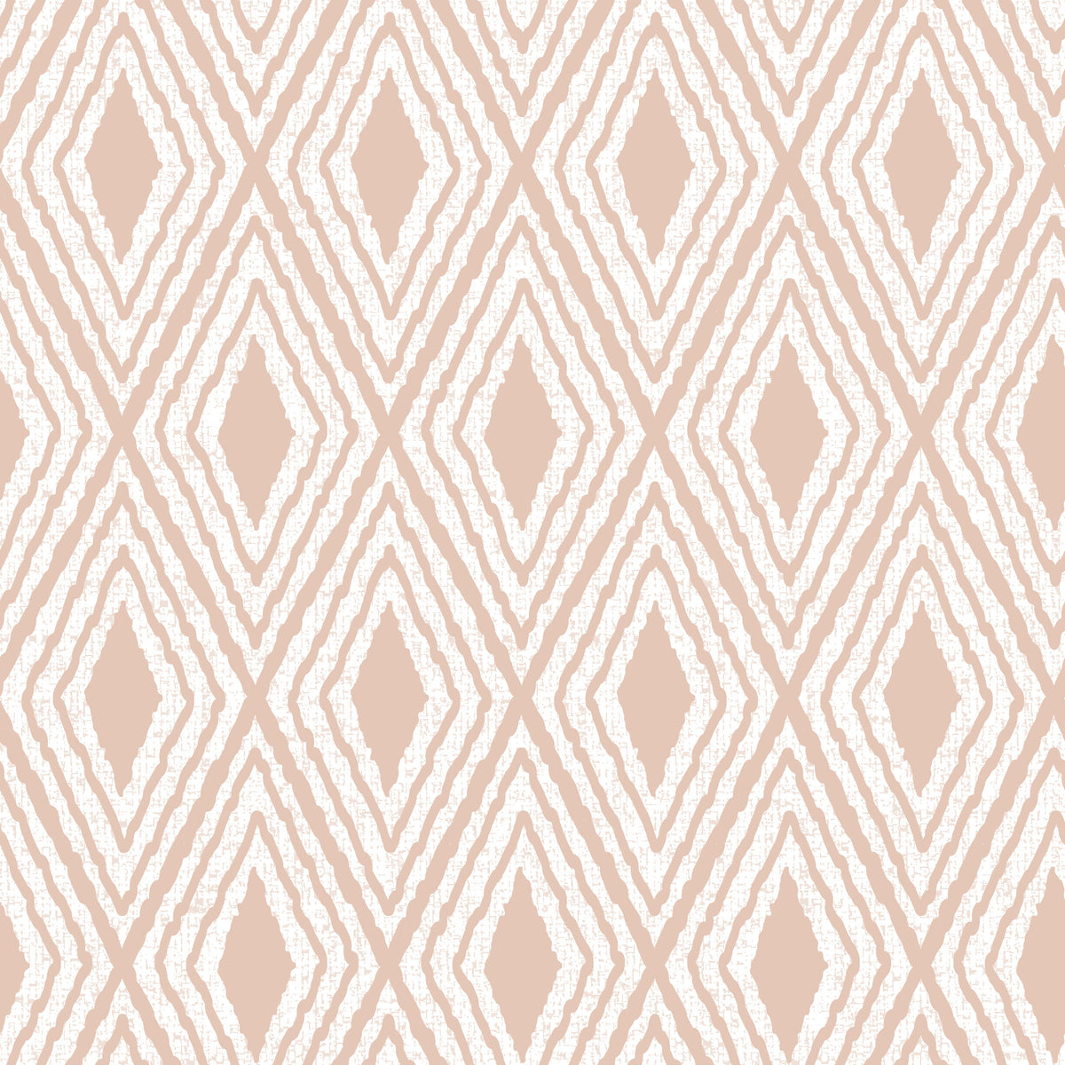 Harlequin Diamond Boho Creme Tan Wallpaper⁠ in your room — zoomed