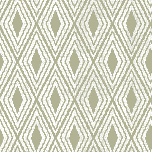 Harlequin Diamond Boho dämpade pastellgrön tapeter⁠