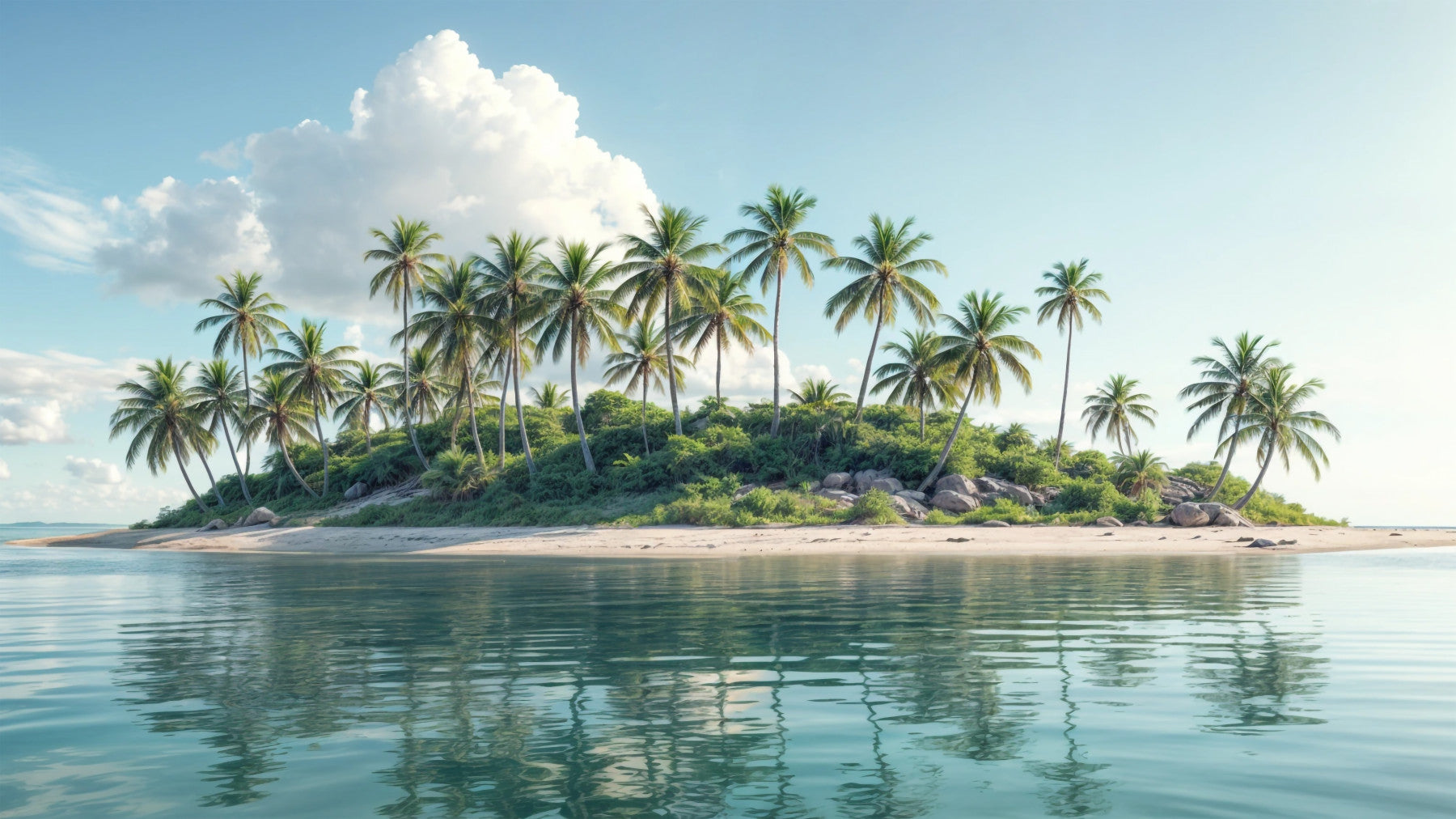 Palm Paradise Wall -Wandgemälde