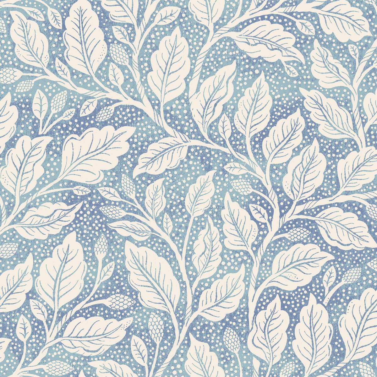 Blaue angehende Zweige Wallpaper⁠ in your room — zoomed