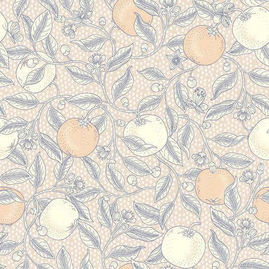 Zitrusfrüchte in neutraler Botanica Wallpaper⁠