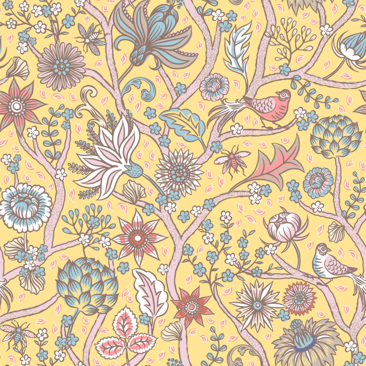 Green Tree of Life - Sunshine Bloom Wallpaper⁠ in your room — zoomed