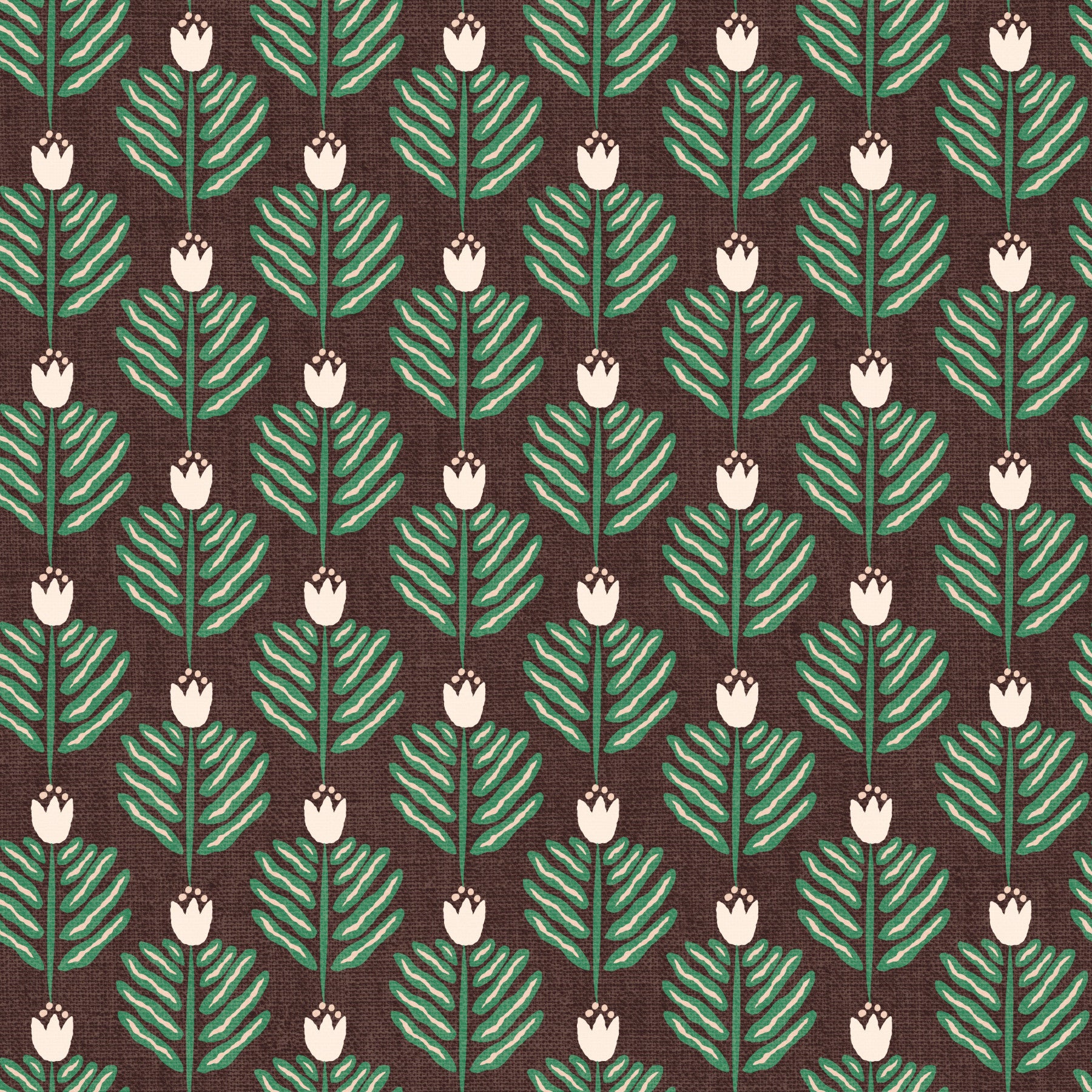 Green Chunky Plant Jewel Jungle Wallpaper⁠