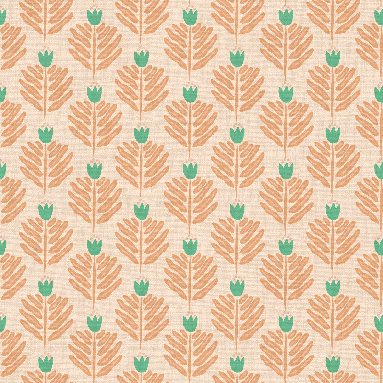 Peach Chunky Plant Jewel Jungle Taustakuva⁠