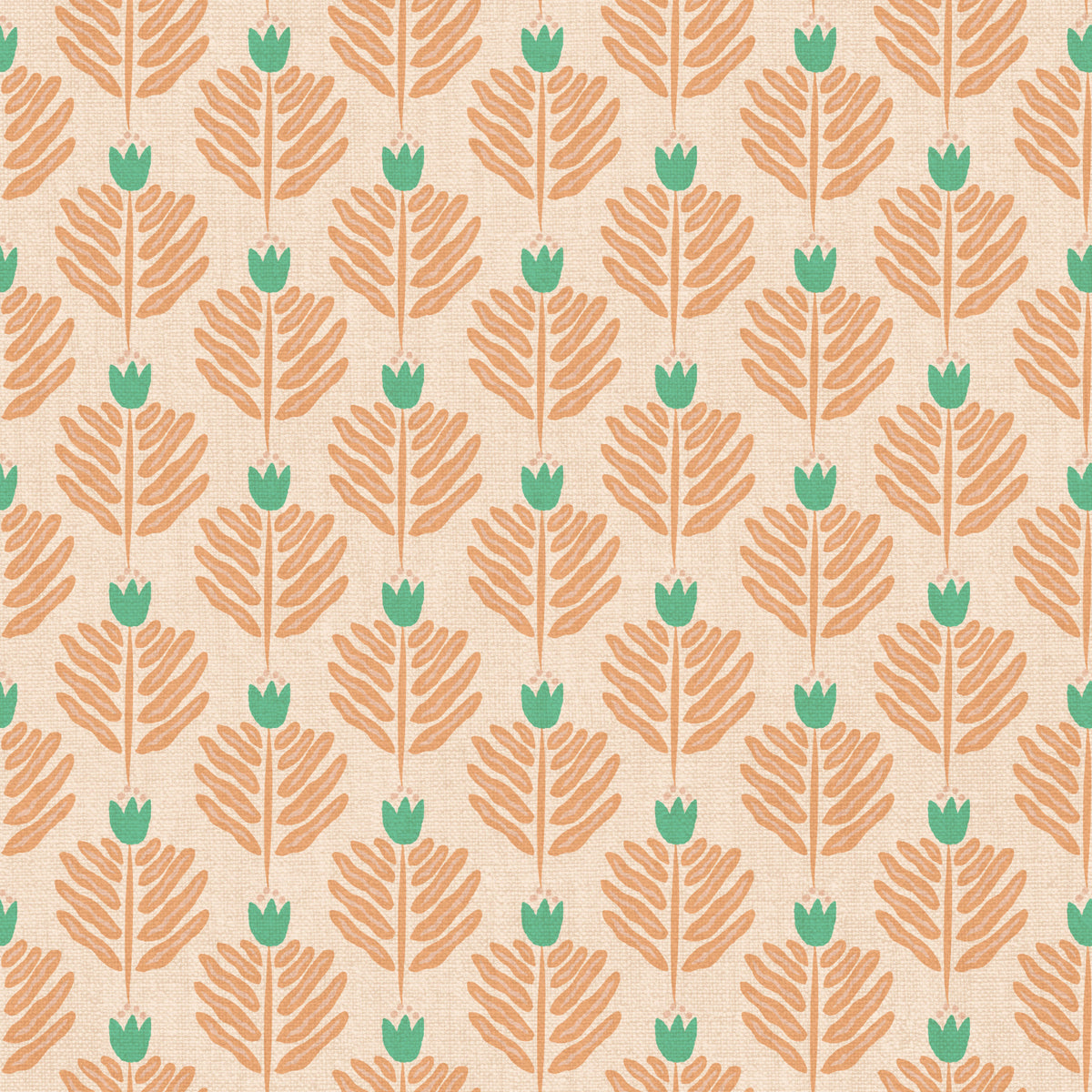 Peach Chunky Plant Jewel Jungle Taustakuva⁠ in your room — zoomed