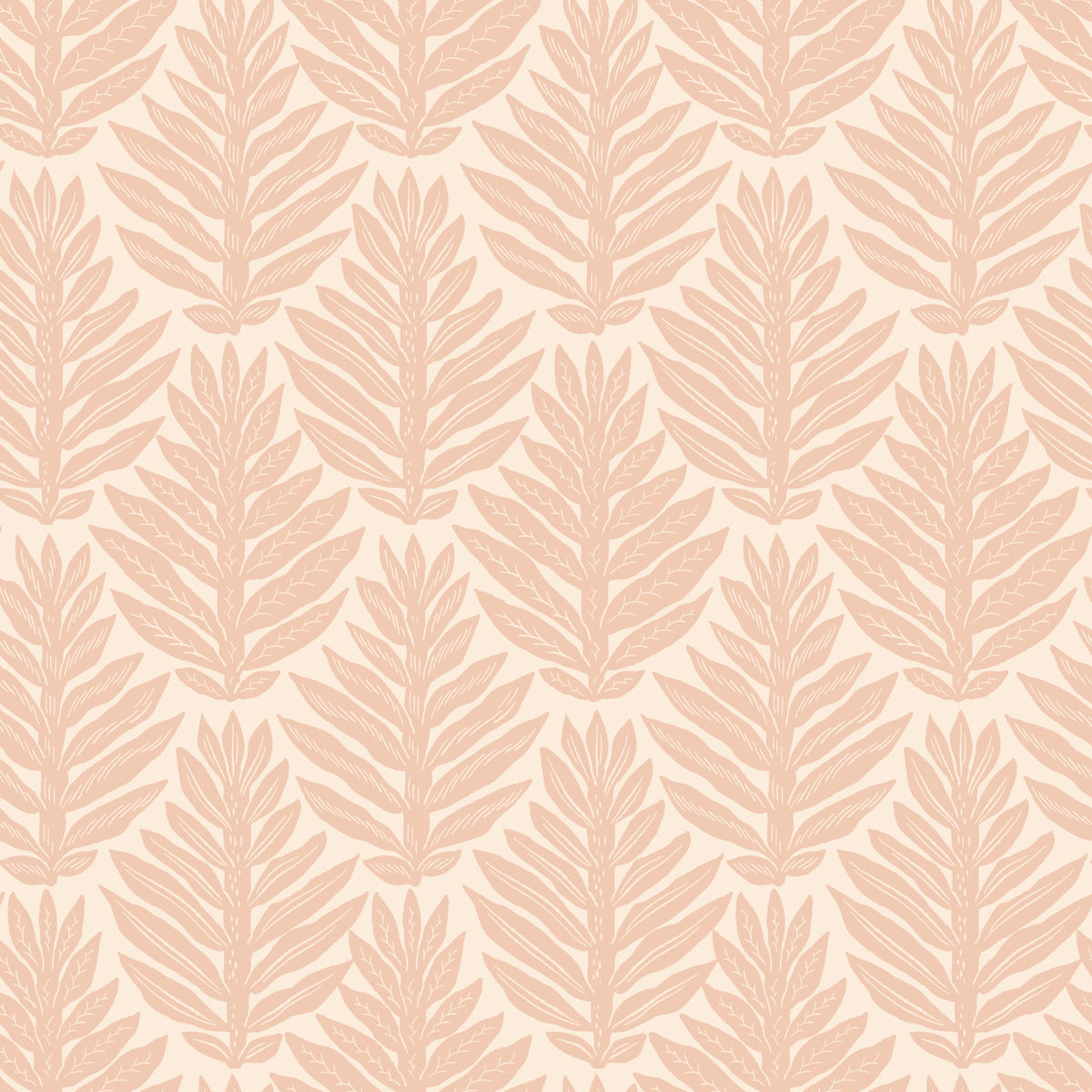 Terracotta Leaf kammussla Juvel Jungle Wallpaper⁠ in your room — zoomed