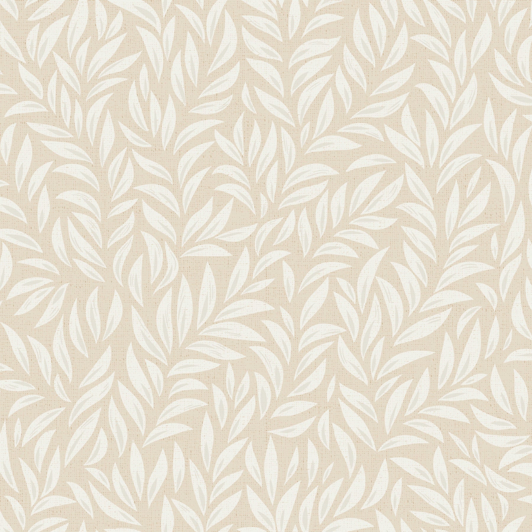 Beige Leafy Wallpaper⁠