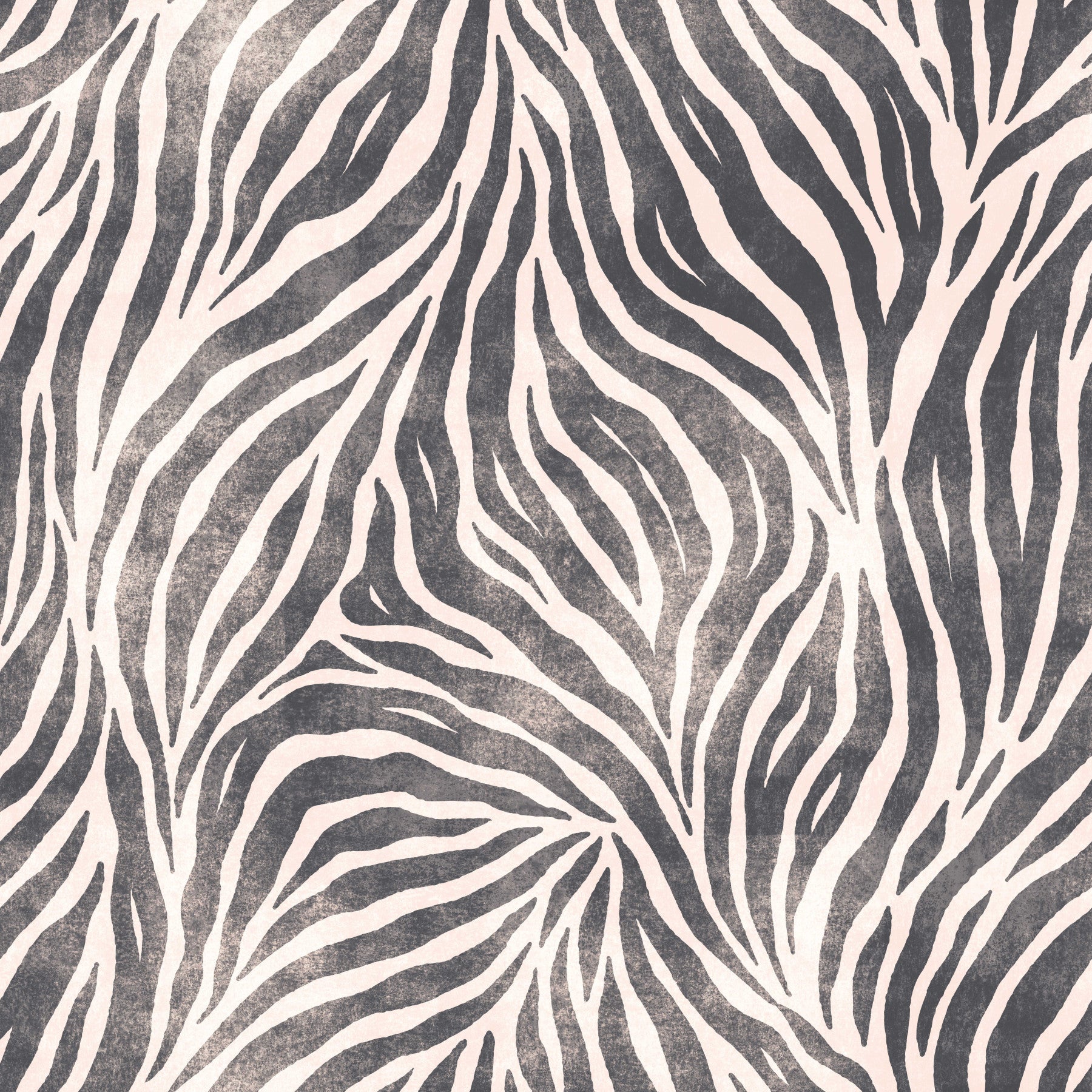Mono texturerad boho zebra tryck tapet⁠