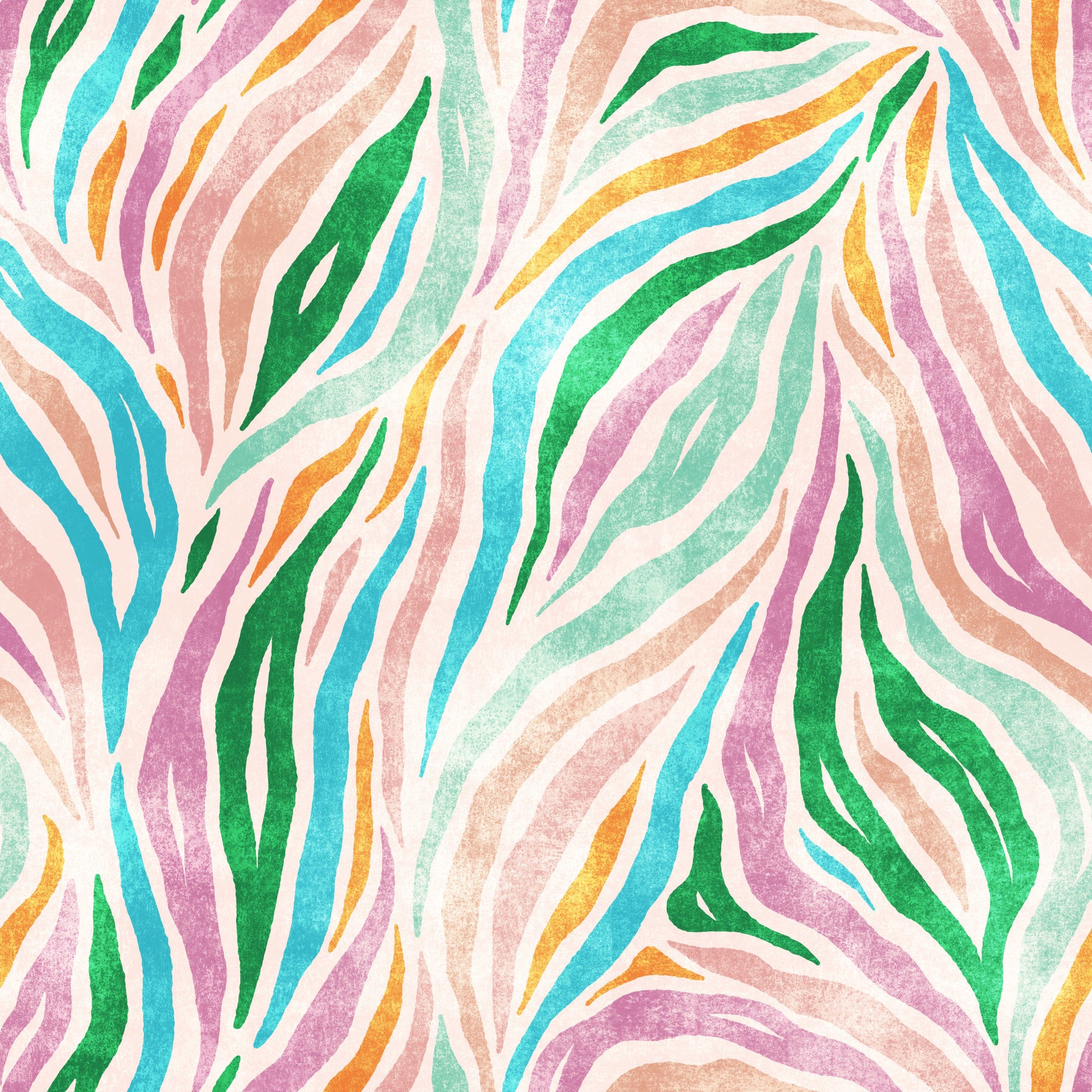 Multicolor boho zebra print tapet⁠