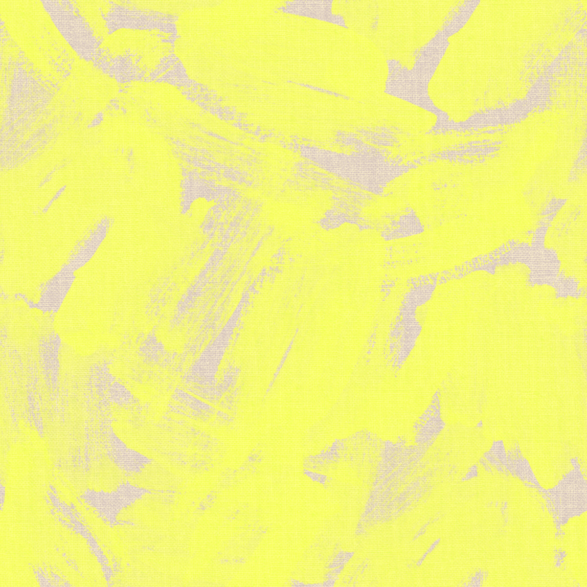 Neongelbe abstrakter Pinselstroke Wallpaper⁠ in your room — zoomed