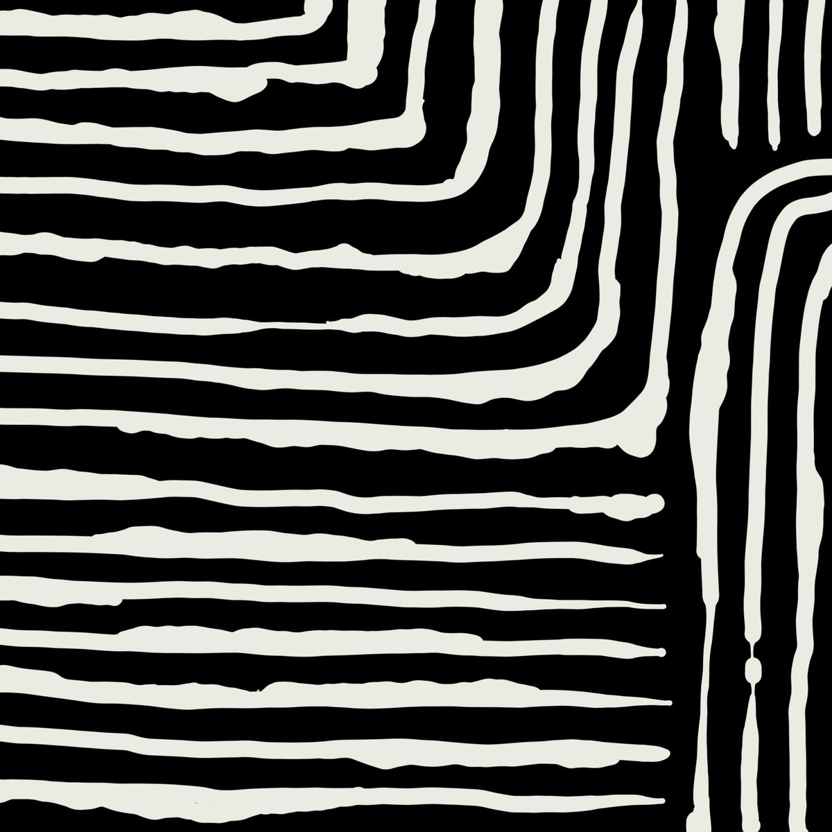 Abstraktes Streifen-Wandbild