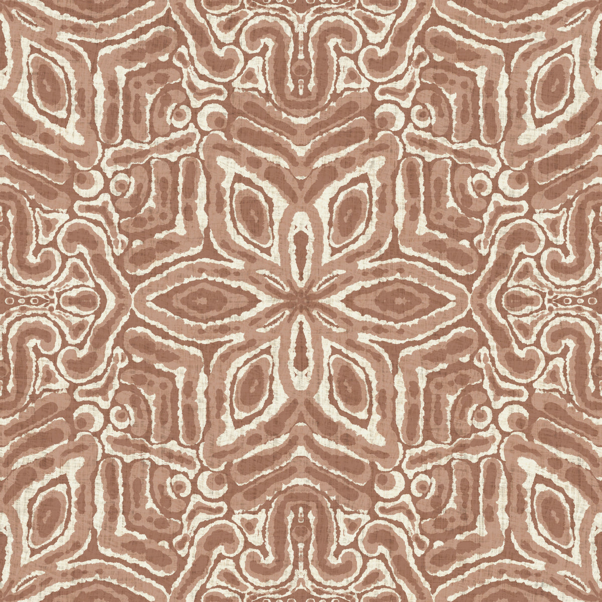 Fleur géométrique batik fleur moka mousse peint in your room