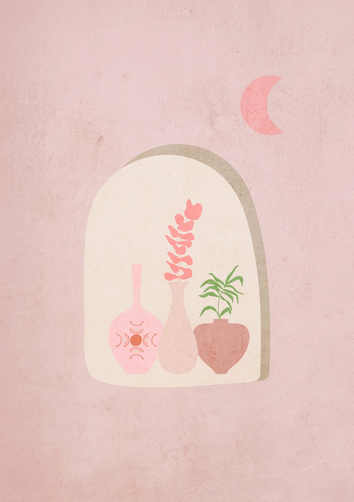 Murale murale oasis bohémien in your room — zoomed