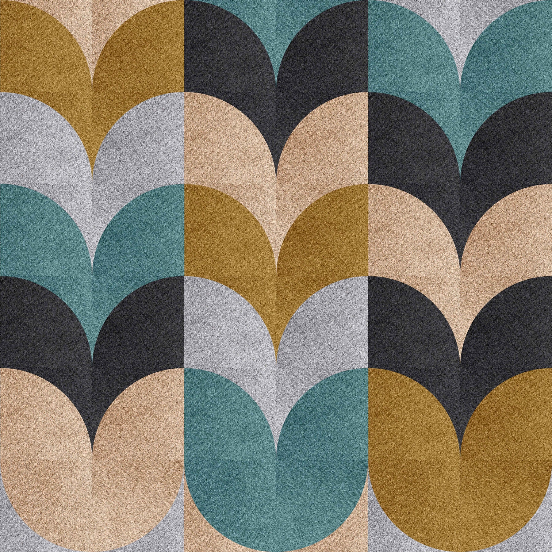 Geometrisk kunst tapet⁠