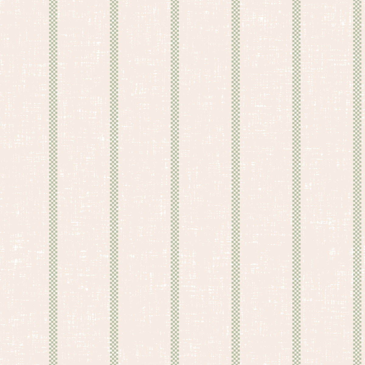 Tea Towel Stripe - Green Wallpaper⁠ in your room