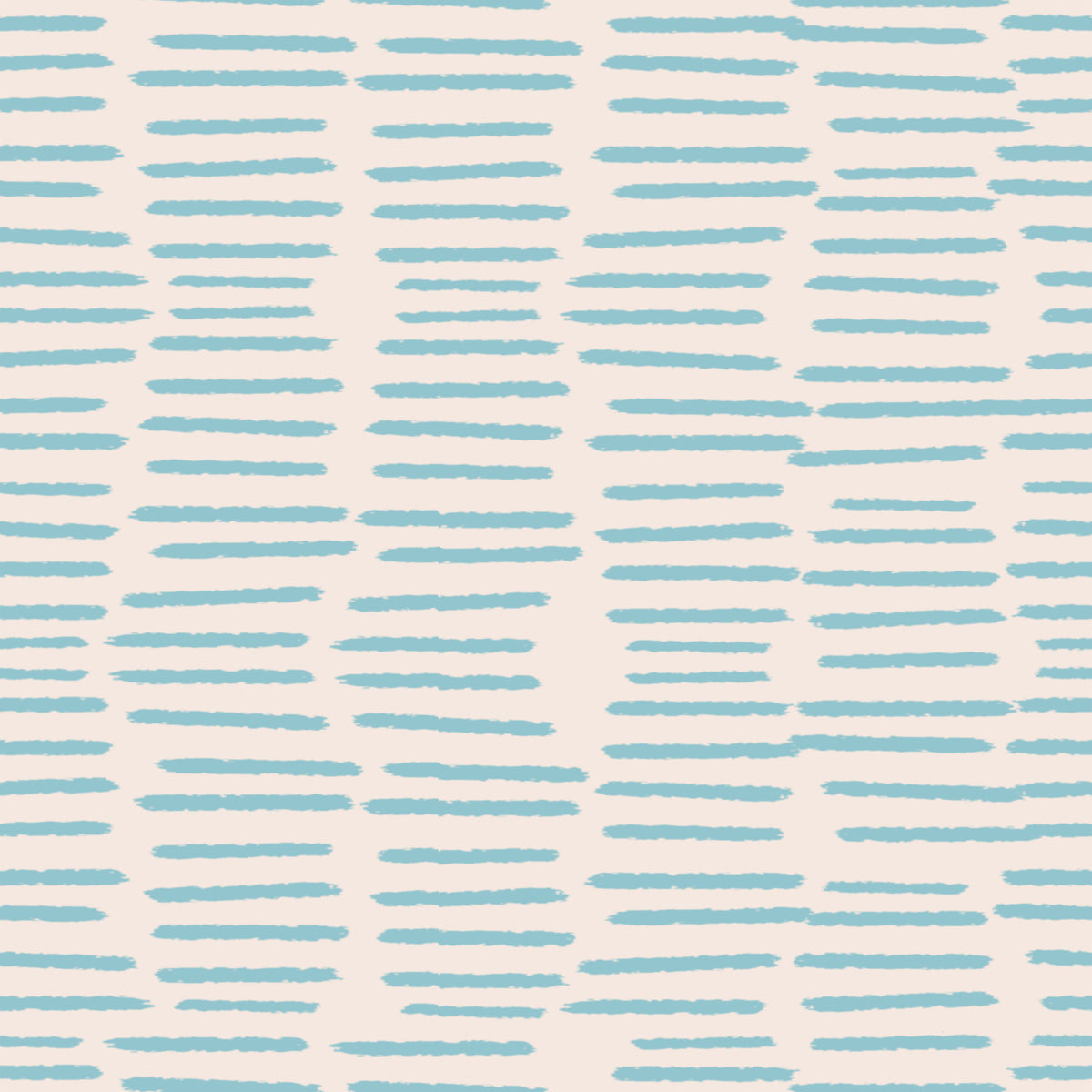 Modello di tratti a pennello organico - Strisce Boho Minimalista Baby Blue Wallpaper⁠