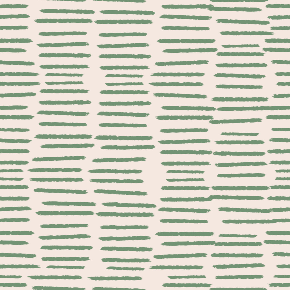 Organische borstelstrekenpatroon - Minimalistische boho -strepen salie behang⁠ in your room — zoomed