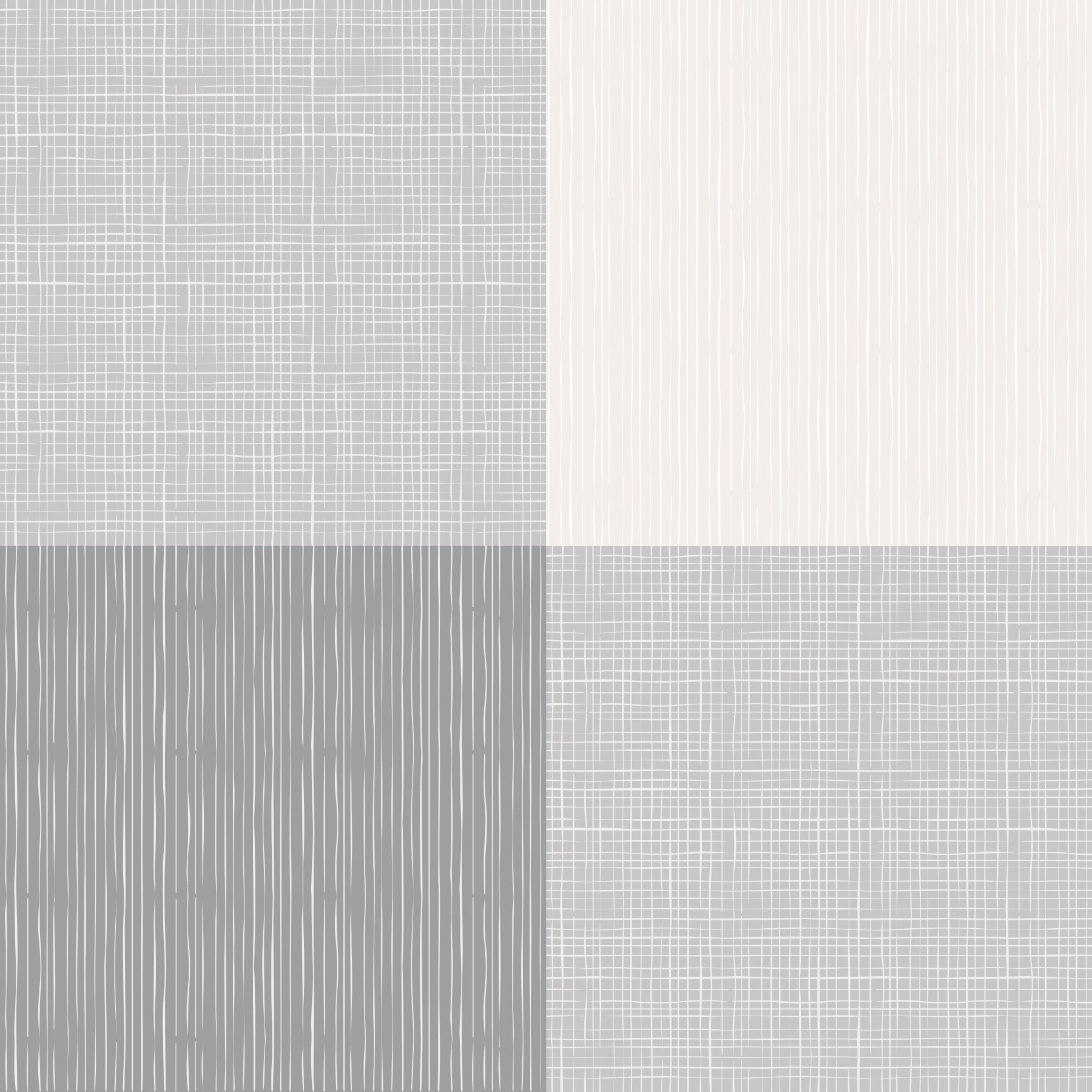 Rustikaler Büffelplaid grau Tapete⁠ in your room — zoomed