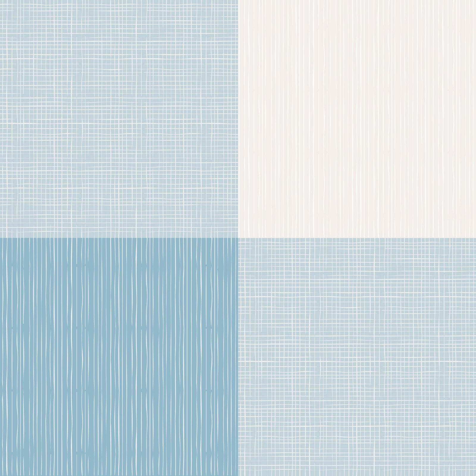 Rustic Buffalo Plaid Light Blue Wallpaper⁠ in your room
