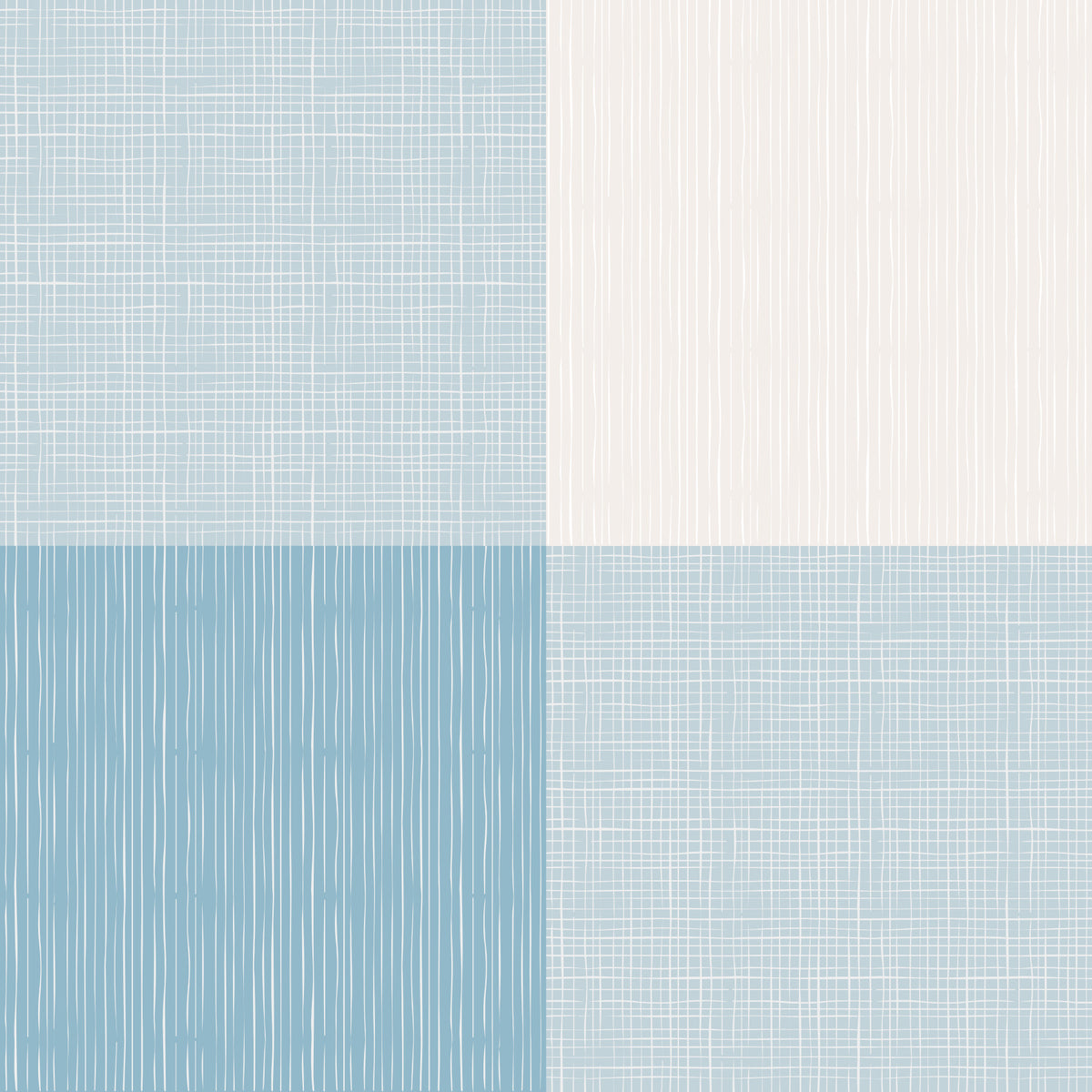 Rustic Buffalo Plaid Light Blue Wallpaper⁠ in your room — zoomed
