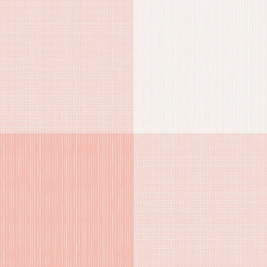 Rustieke Buffalo Plaid Soft Pink Wallpaper⁠