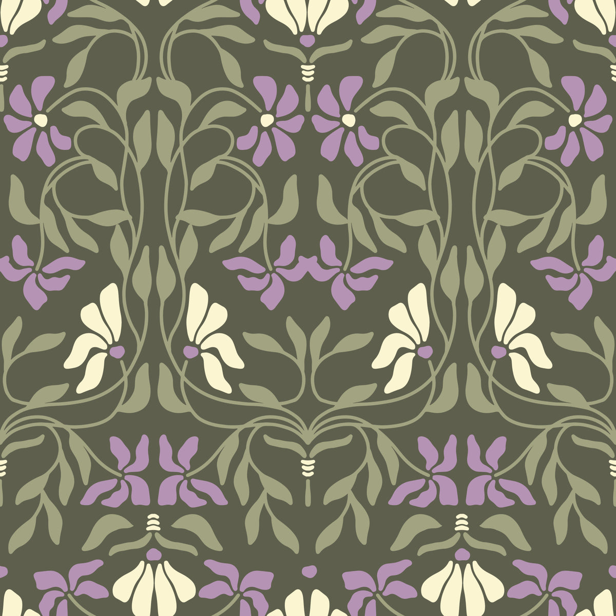 Wallpaper art Nouveau Bloom⁠