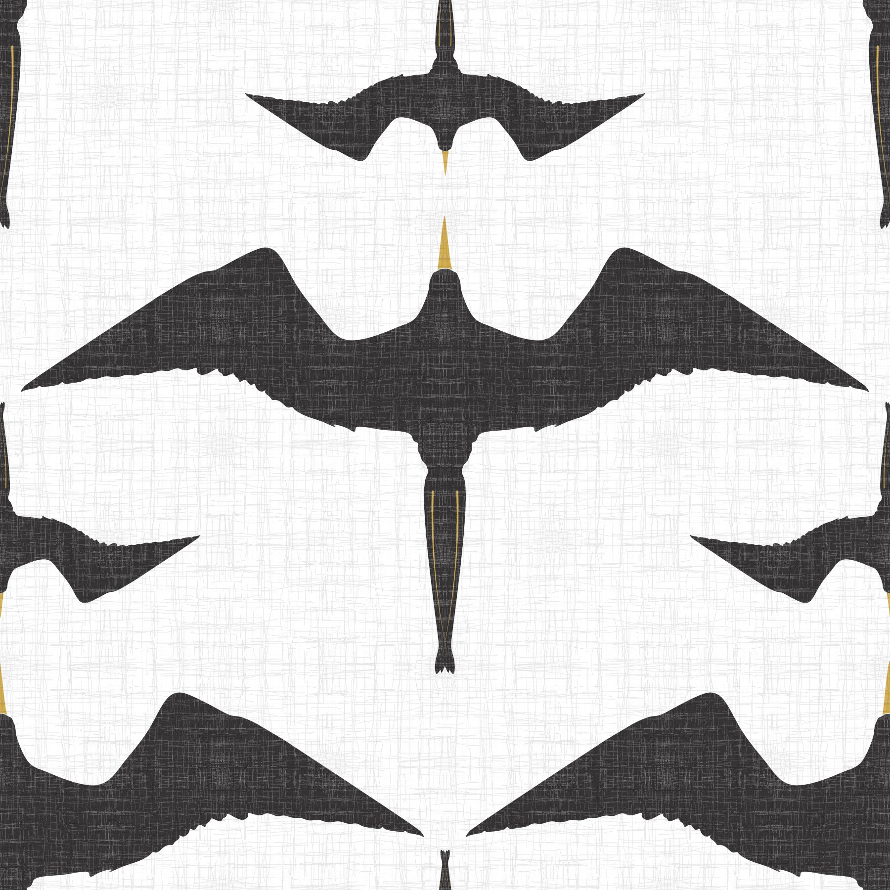 Rustic Frigate Flock White Wallpaper⁠