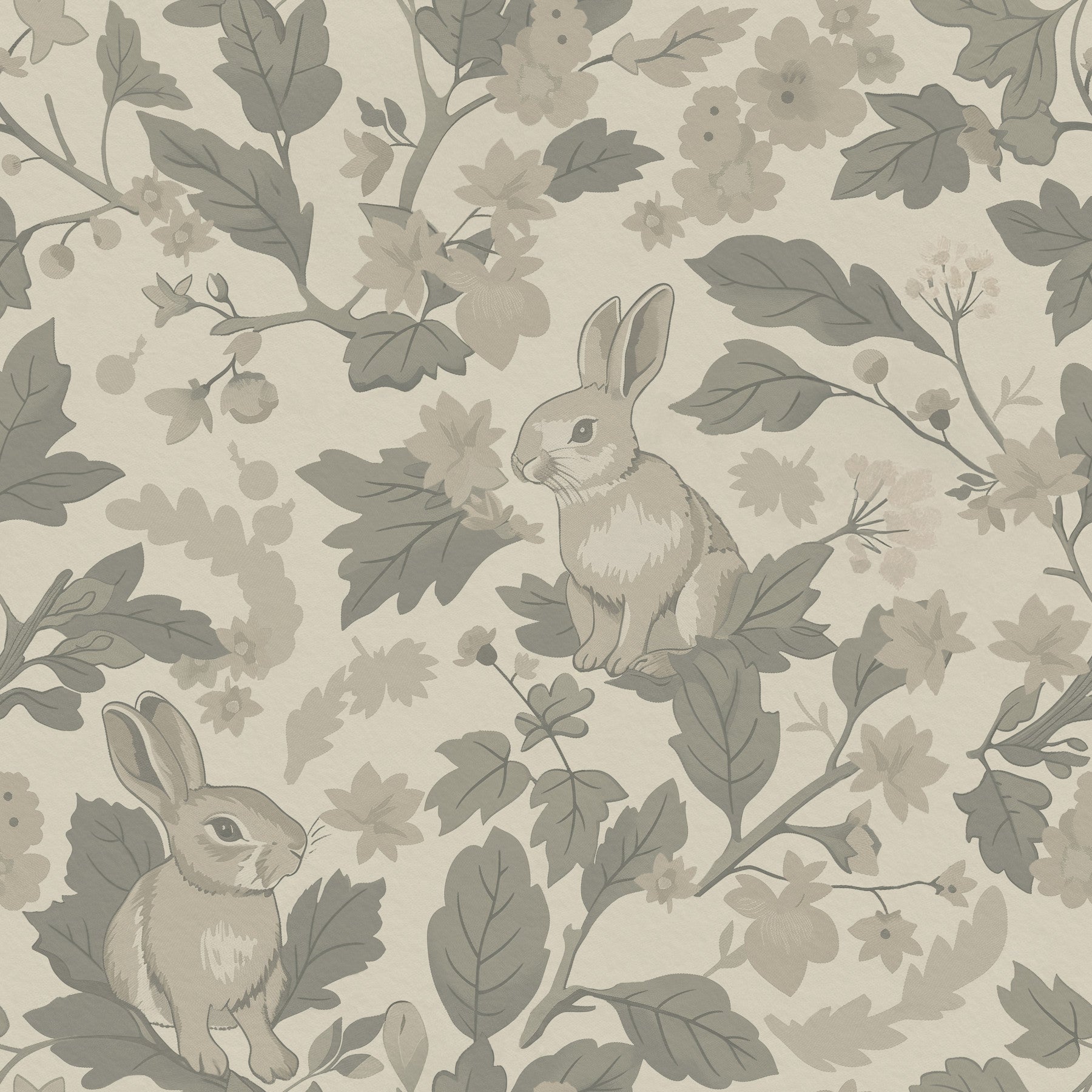Woodland Garden - Wallpaper naturale Beige⁠